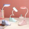 Custom Logo Small LED Table Lamp - Eye-Protecting USB Reading Light for Gifts & Promotions
