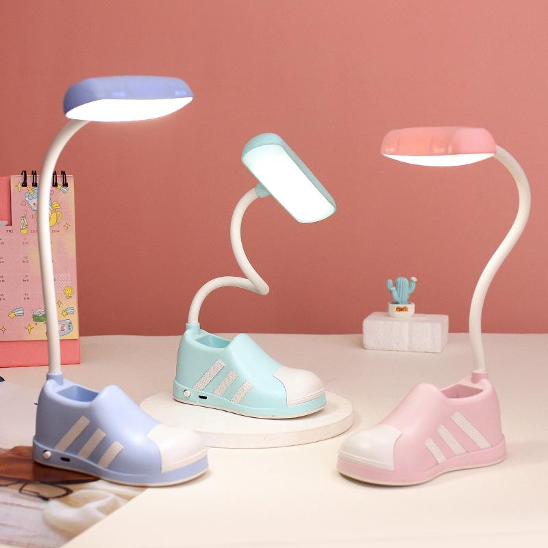 Custom Logo Small LED Table Lamp - Eye-Protecting USB Reading Light for Gifts & Promotions