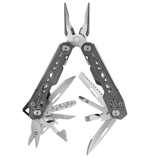 Arborescence Gerber Multitool Truss - 17-delig - Met Opbergschede - Grijs