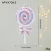 Assorted Christmas Tree Hanging Ornaments – Plastic Festive Decorations In Multiple Fun Styles (Santa, Snowman, Unicorn, Lollipop, Cake & More)