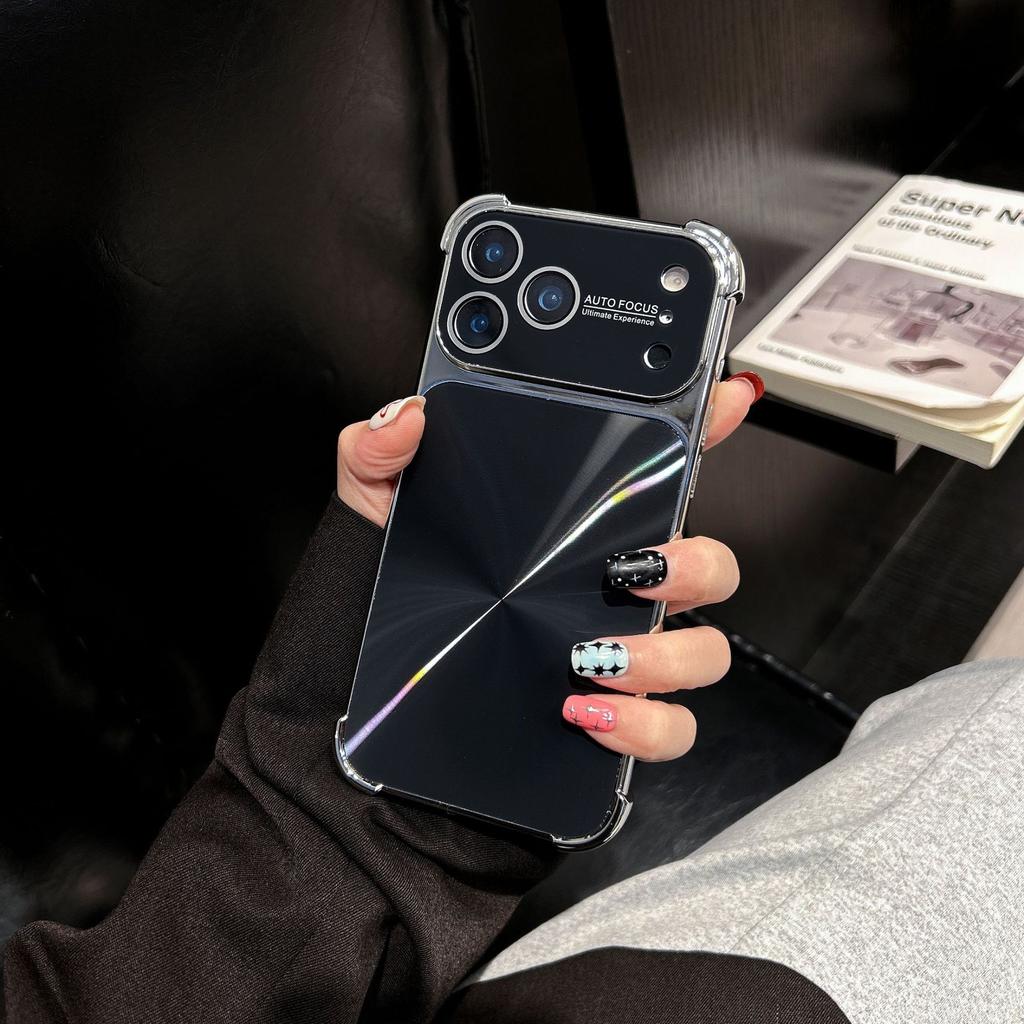 Instantly Enlarged View Window Lens Electroplated Case Compatible with iPhone 16 Pro Max Apple 17 Phone Case 15/14 Simple