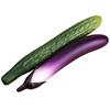 Simulation Eggplants Artificial Aubergine Model Cabinet Hotel Dining Room Restaurant Store Shop Decor Fake Vegetable Photo Props