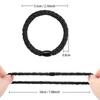 10Pcs/Set High Elasticity, Non-Destructive Headband, High Ponytail, Colorful Braided Rubber Band Headband,  Braided Headband