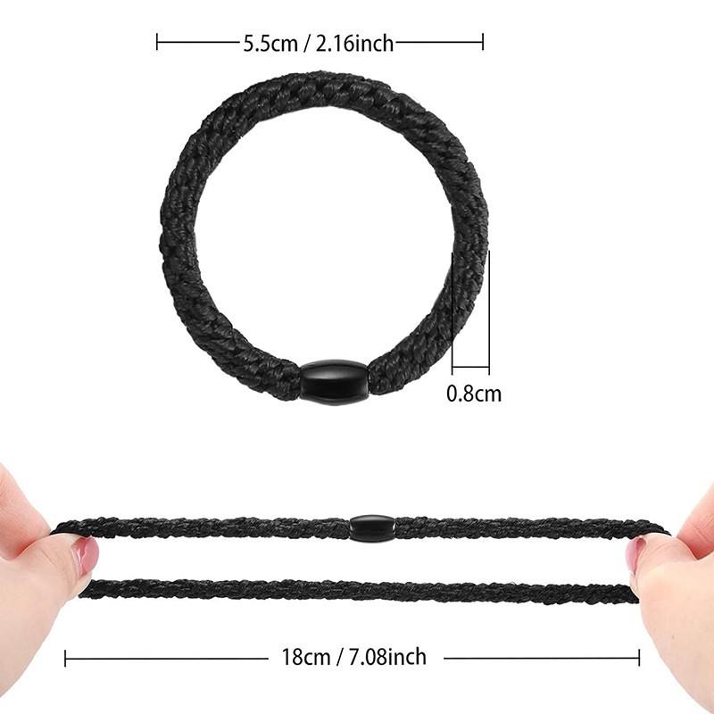 10Pcs/Set High Elasticity, Non-Destructive Headband, High Ponytail, Colorful Braided Rubber Band Headband,  Braided Headband