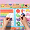 Magnetic Elementary Dinosaur Fraction Chart For Kids Visual Development Learning