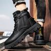 Men's Works Boots Spring Autumn Anti-slip Waterproof Male Sneakers Desert Tactical Boots Outdoor Travel Wear-resistant Man Shoes
