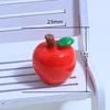 3D Cartoon Apple Resin Charms for DIY Jewelry and Keychains