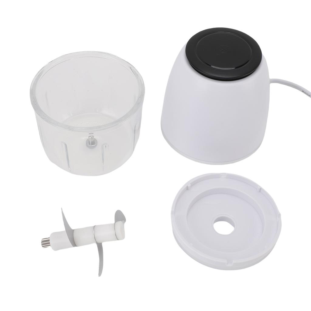 Electric Garlic Chopper, 350ML Portable Food Processor with Start for Onion Garlic Nuts Meat, Easy 304 Stainless Steel Cutter