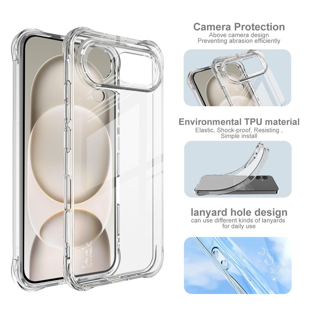 For Honor Magic 8 Pro Air 5G Phone Case IMAK Shock-resistant Soft Case