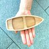 Mini Canoe Wooden Boat Model Vintage Decor Boat Model Ornaments Fishing Boat Decor  Office Bedroom