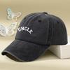 Letter Printed Washed Old Hat Old Dad Hat, Men's and Women's Retro Baseball Cap Peaked Cap Outdoor Hat