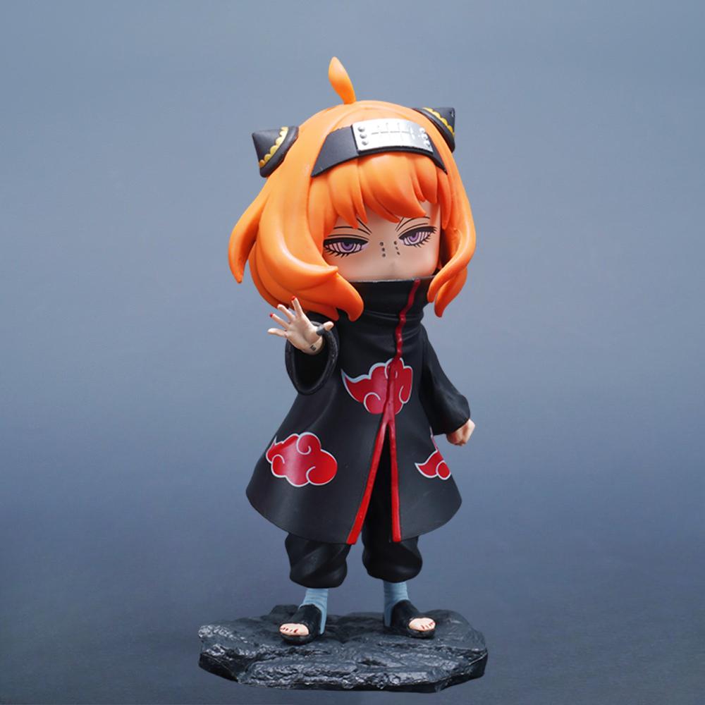 17.5cm/6.89in Anime NARUTO Figure Anya Forger Cosplay Pain Action Figures Pvc Statue Collection Model Toys Gifts