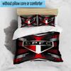3pcs Paulo Fc Emblem Printed Bedding Set Duvet Cover Closure Includes 1 Duvet Cover & 2 Pillowcases Bedding Sets Home Decor Gifts