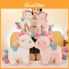 Adorable Rainbow Unicorn Plush Toy Soft And Fluffy Stuffed Animal Gift For Kids