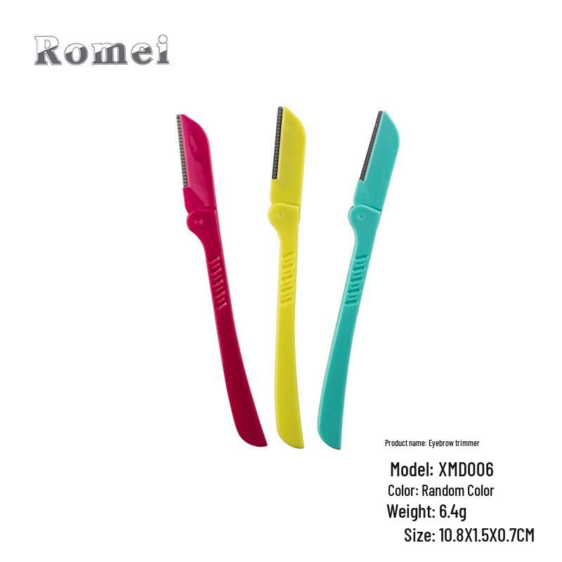 

Складные триммеры для бровей с лезвиями из нержавеющей стали - Портативная и компактная бритва