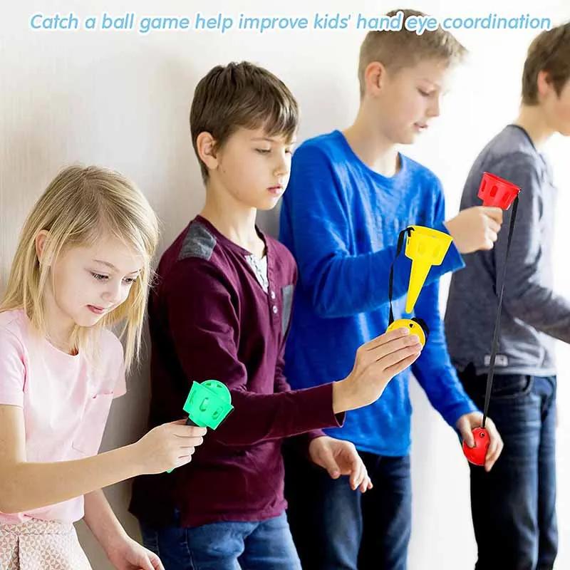 Outdoor Throwing & Catching Toy Set Sensory Integration Game Hand Eye Coordination Training