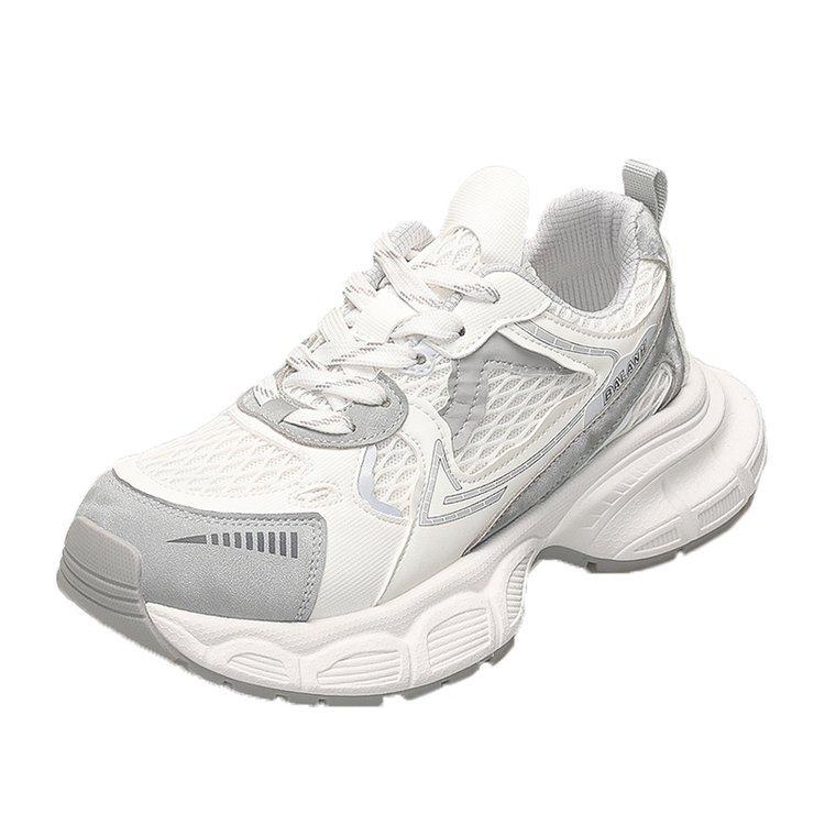 Platform Dad Shoes Women's Summer Height Increase Forrest Gump Shoes 2025 Super Fire New Popular Versatile Breathable Sports and Leisure Shoes