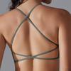Damen High-Elastic Kreuzrücken Sport Yoga BH