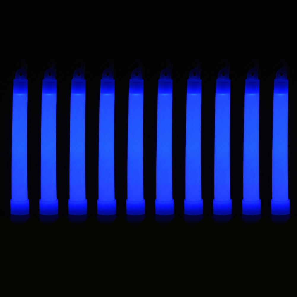 1-50pcs Glow Sticks with Hook 6 inch Fluorescence Light for Hiking Camping Outdoor Emergency Concert Party Light Sticks
