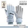Winter Ski Gloves Men Women - Touchscreen Compatible Windproof Waterproof Warm Fleece Lined Outdoor Snow Sports
