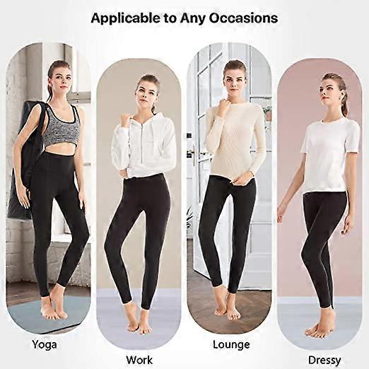 High Waisted Leggings for Women Soft Opaque Tummy Control Stretchy Pants