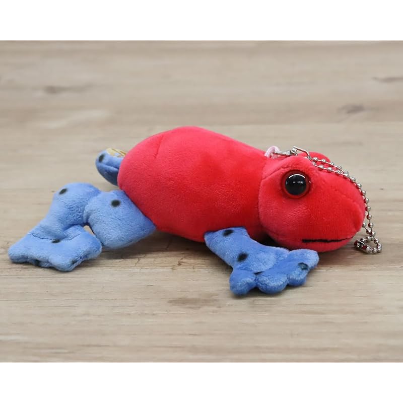 Take Off Strawberry Poison Dart Frog Keychain