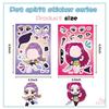 8Sheets/Set KPop Demon Hunters. Make A Face Series 01 Kids Funny Puzzle Stickers DIY Fashion Waterproof Doodle Decals Stickers