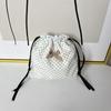 New Polka Dot Drawstring Bag Girls Sweet and Cute Bow Draw String Bag Jewelry Small Items Dustproof Bag Drawstring Bags