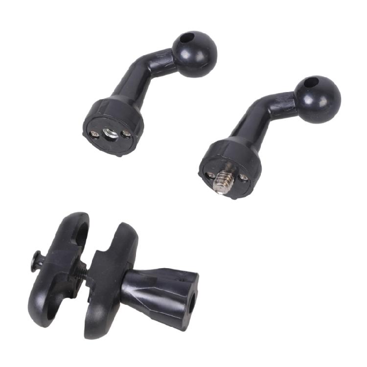 Doppelgewinde Kameraadapterstange Drehbarer Verbinder für Stative Halterungen Actionkameras Inklusive rutschfester Unterlage 12cm