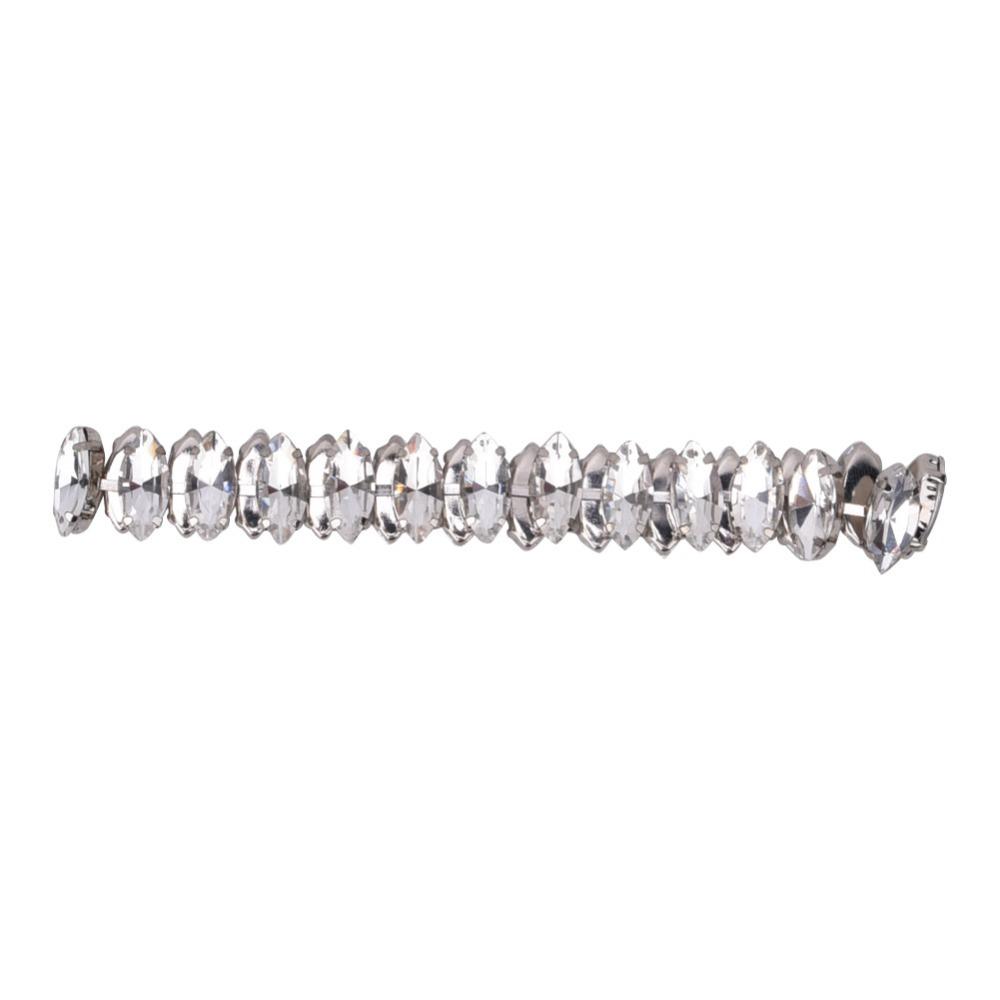 1pcs Marquise Shape Rhinestone Chain Trim Crystal Glass Crystal Rhinestone Chain For Accessories белый