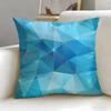 Cracked Ice Pattern Cushion Cover Soft  EasyWash Pillow Case  Versatile for Couch Bed Travel and Office