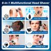 Head Shavers For Bald Men-5-in-1 Electric Head Shaver For Bald Men, Rotary Design Head Shavers, Electric Men's Grooming