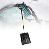 Pá de Neve Resistente, Design de Cabo com Pegador em D Confortável Limpeza Eficiente Remoção de Neve Ferramenta de Inverno com Tira de Alumínio para Calçada