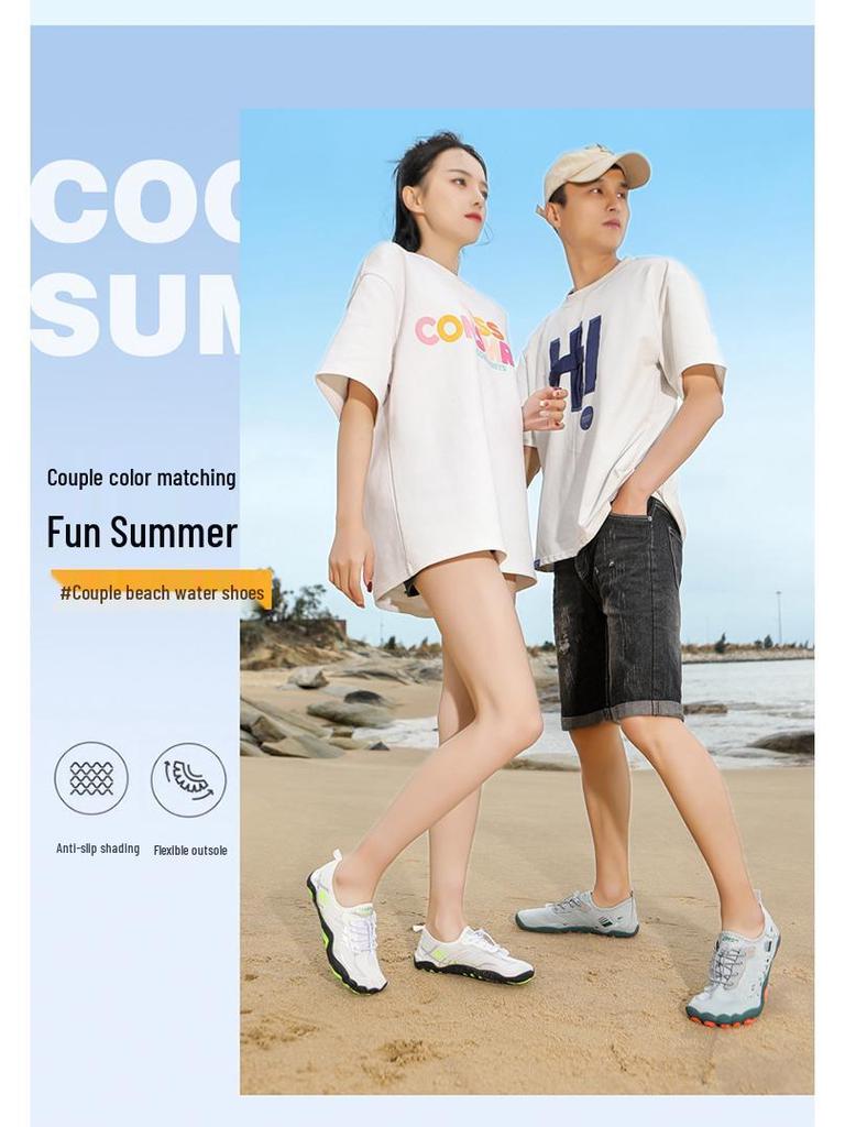 Casual Snorkel- en Strandschoenen voor Koppels - Veelzijdig voor Zwemmen, Waden, Vissen, Fietsen & Fitness.