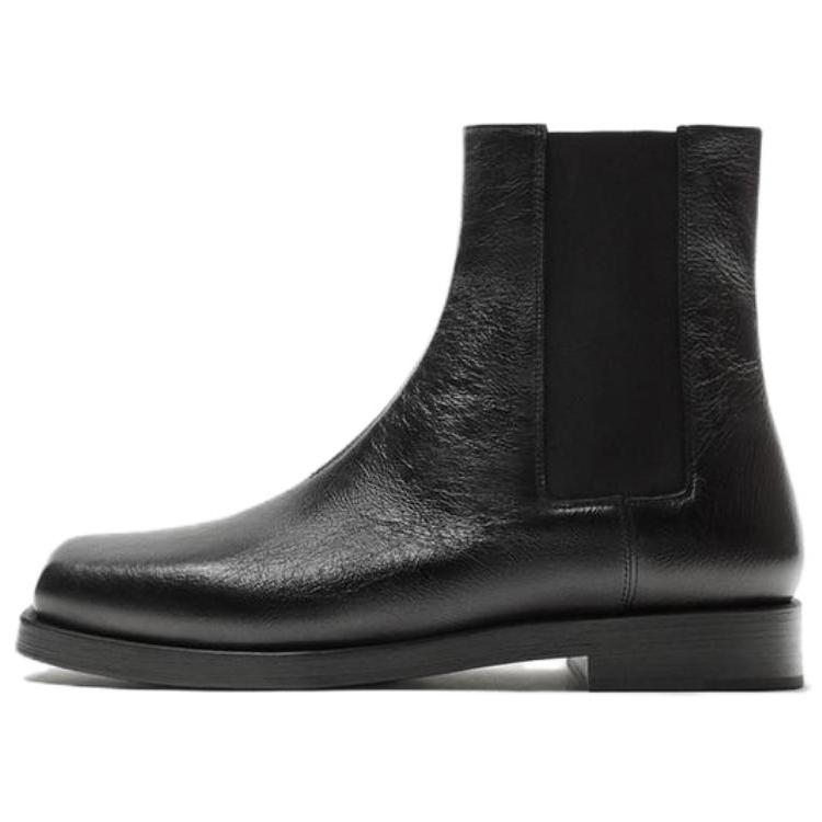 

Zara Удобные Модные Короткие Ботинки Челси Мужские ботинки Черные 12062520800 45