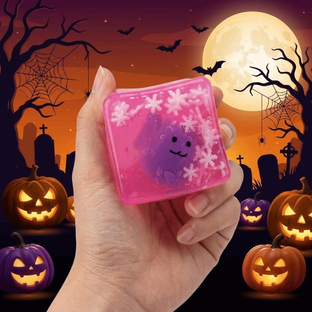 Cartoon Halloween Squeeze Toy Ghost Pumpkin Slow Rebound Toy Halloween Pinch Music Halloween Prank