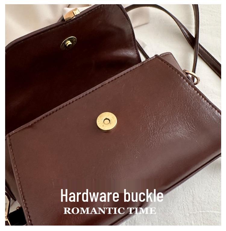 2025 Retro Women's Handbag: Japanese-Korean Style Fashionable Versatile Shoulder & Crossbody Bag