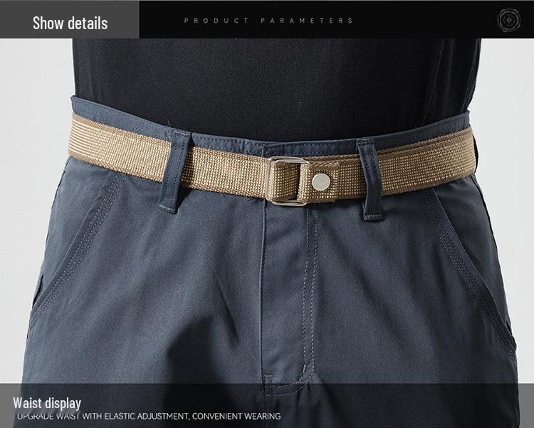 Herren Slim Fit Straight Leg Cargohose - Vielseitige Mehrfach-Taschen Freizeitbekleidung