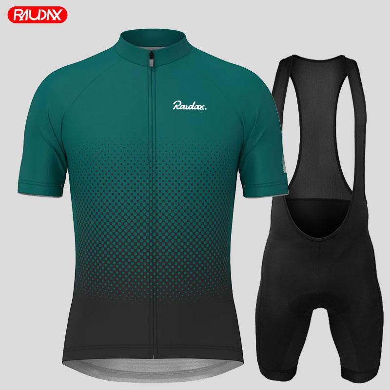 2026 Bicycle Shorts Men's Mountain Bike Sportswear Summer Breathable Full Set Racing Bike Suit Quick Drying Sport Set
