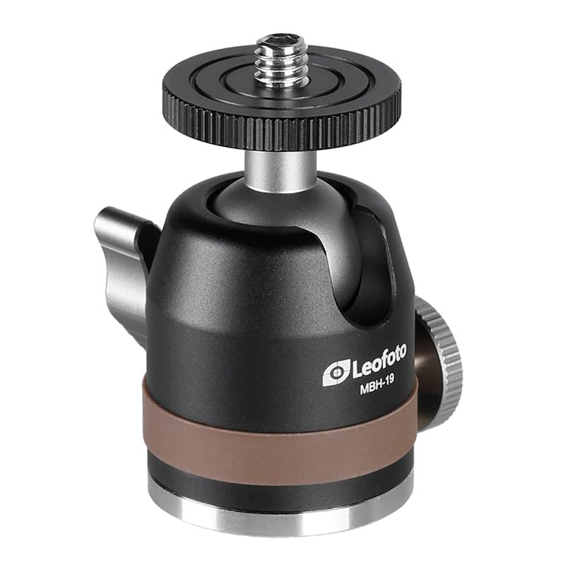 Leofoto Compact Ball Head compatible 19mm ball MBH-19 [1/4-inch diameter]