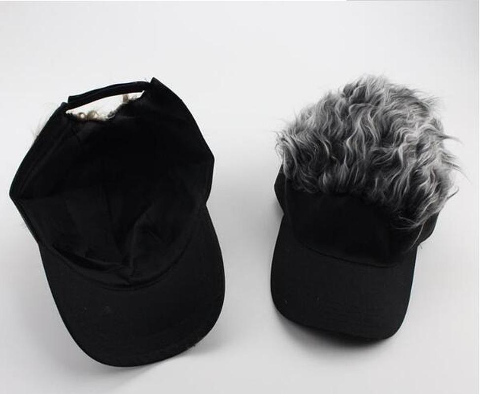 Spring and Autumn Men's Golf Cap Wig Baseball  Outdoor Sports  Popular Decorative Sun Hat