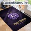 Custom Text Printed Rug Austria Wien FC Non Slip Floor Carpet For Home Room Decor