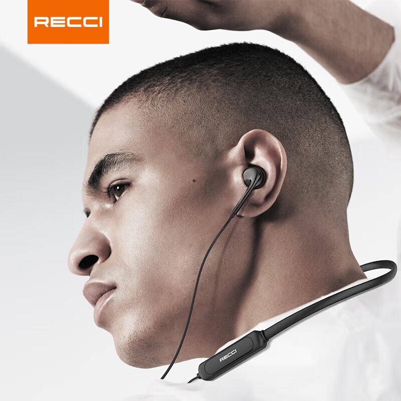 Recci REP-W09 Neckband Wireless Sport Bluetooth Earphones