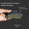 EDC Clip Flashlight Magnetic 90° Adjustable Lamp Head Gesture Sensing Work Light With UV Light Rechargeable Mini Pocket Lamp