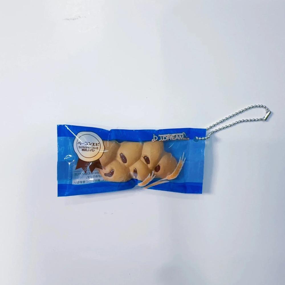 Capsule Toy Delicate Simulation Food Tiny Squishy Marshmallow Pineapple Bread Bun Squishy Keychain Mini Bag Pendant Accessories