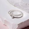 2025 New 925 Sterling Silver Star and Moon Heart Zircon Elephant Heart Ring Rings Fashion Fine Jewelry for Women Size 6 7 8 9
