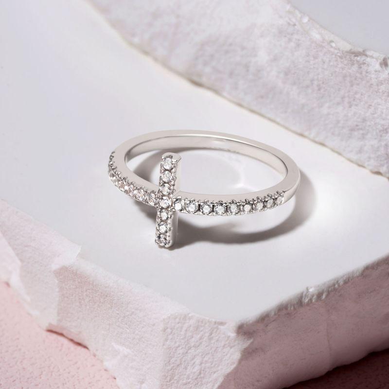 2025 New 925 Sterling Silver Star and Moon Heart Zircon Elephant Heart Ring Rings Fashion Fine Jewelry for Women Size 6 7 8 9