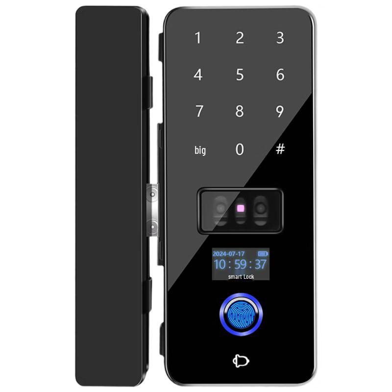 

Laicai 3D Face Recognition Smart Glass Door Lock CN plug (adapter included)