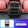 ASB Fibre de carbone Pour BMW X5 G05 X6 G06 - Couvercle de décoration de sortie d'aération arrière Cadre USB Accessoires Auto