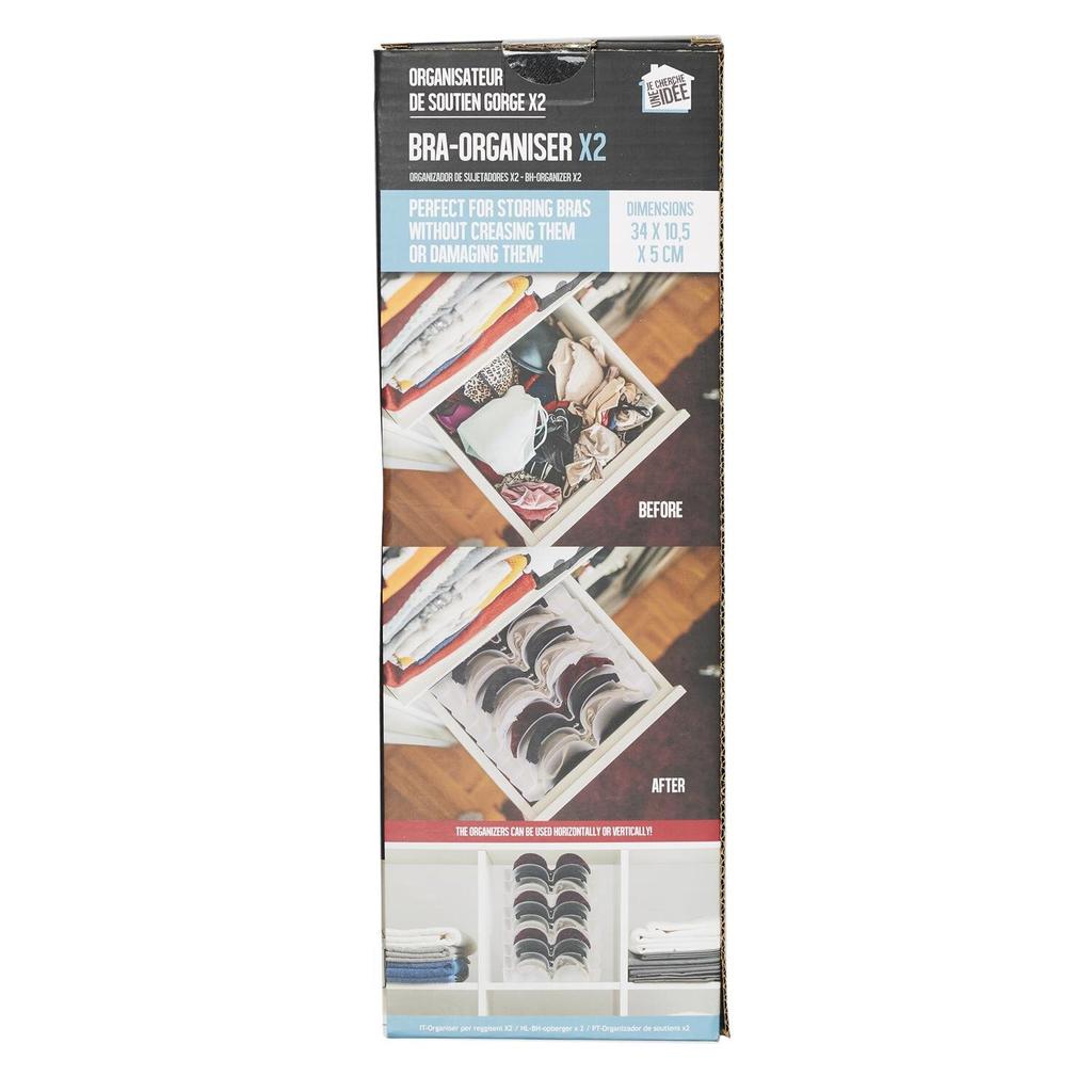 Set Of 2 Bra Organizers